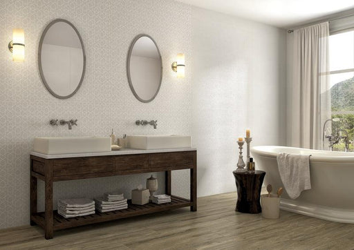 Click White Matte, Textured 16x48 Ceramic  Tile