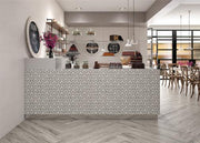 Click White Zeep Matte, Textured 16x48 Ceramic  Tile