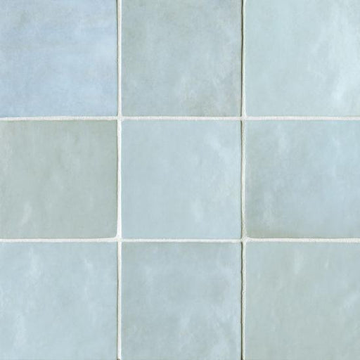 Cloé Baby Blue Glossy 5x5 Ceramic  Tile