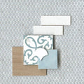 Cloé Baby Blue Glossy 5x5 Ceramic  Tile