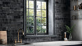 Cloé Black Glossy 2-1/2x8 Ceramic  Tile