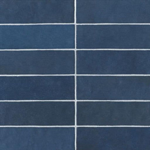 Cloé Blue Glossy 2-1/2x8 Ceramic  Tile