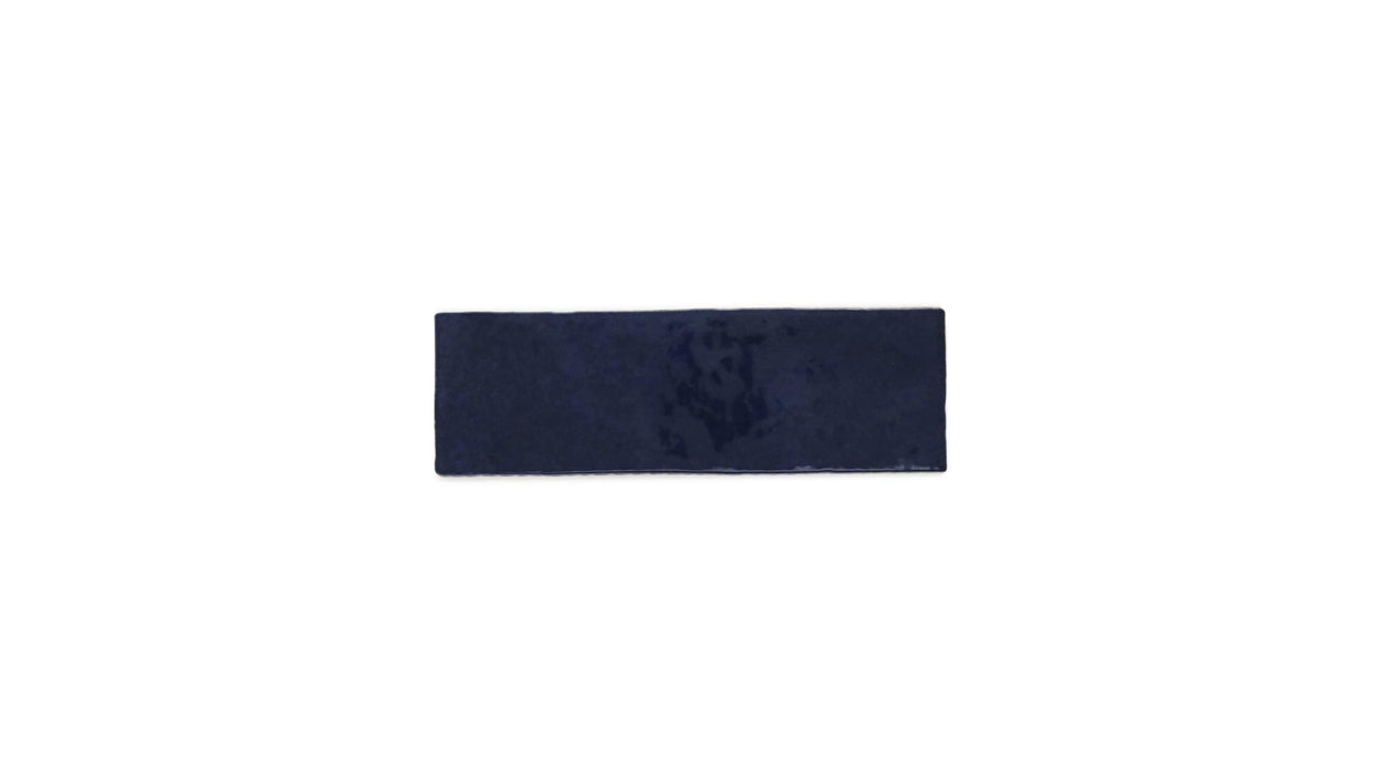 Cloé Blue Glossy 2-1/2x8 Ceramic  Tile