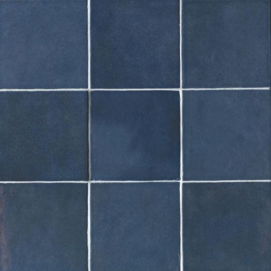 Cloé Blue Glossy 5x5 Ceramic  Tile