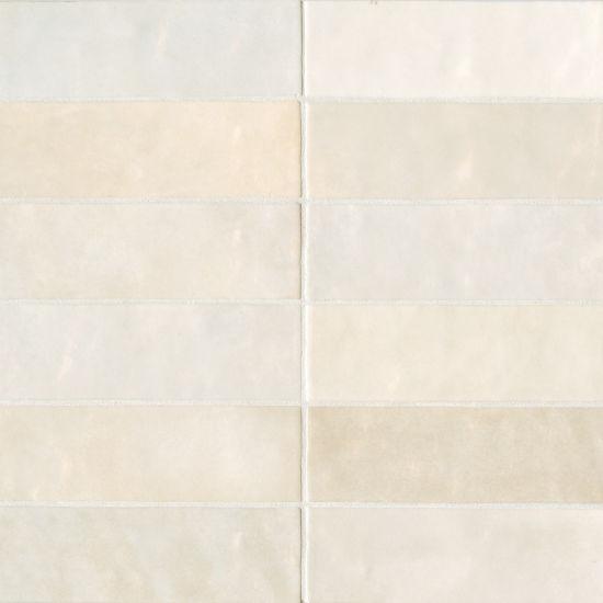 Cloé Crème Glossy 2-1/2x8 Ceramic  Tile