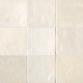 Cloé Crème Glossy 5x5 Ceramic  Tile