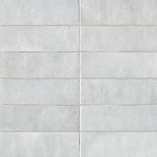 Cloé Grey Glossy 2-1/2x8 Ceramic  Tile