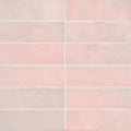 Cloé Pink Glossy 2-1/2x8 Ceramic  Tile