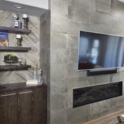 Club Grey 6-1/2x40 Porcelain  Tile