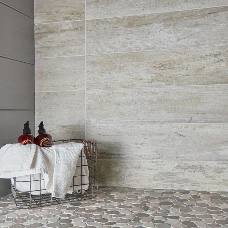 Club White 6x24 Porcelain  Tile