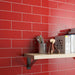 Color Red Pepper Glossy 3x6 Ceramic  Tile