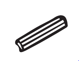 Color Tender Gray Glossy 3/4x6 Ceramic Quarter Round