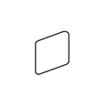 Color Tender Gray Glossy 3x3 Ceramic Surface Bullnose Corner