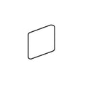 Color Tender Gray Matte 2x2 Ceramic Surface Bullnose Corner