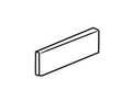 Color Tender Gray Matte 3x10 Ceramic Surface Bullnose