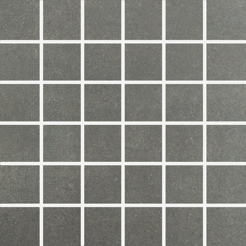 Concrete Anthracite 2x2 Square  Porcelain  Mosaic