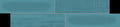 Cosmopolitan Blue Glossy 4x16 Ceramic  Tile