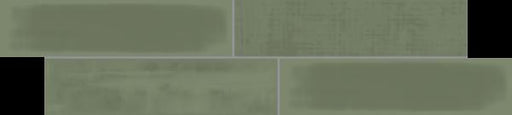 Cosmopolitan Safari Green Deco Glossy 4x16 Ceramic  Tile
