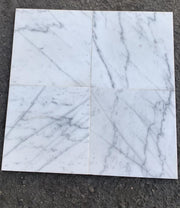 Cosmos White Marble Tile 18x18 Honed