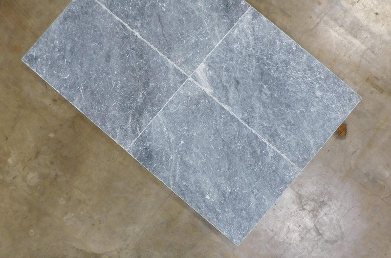 Cumulus Marble Paver 16x24 Sandblasted, Brushed   1.25 inch
