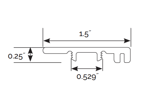 Cyrus Xl Prescott Brianka 1.5x94   Luxury Vinyl End Cap