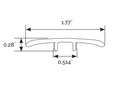 Cyrus Xl Prescott Brianka 1.77x94   Luxury Vinyl T-Molding
