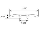 Cyrus Xl Prescott Brianka 1.77x94   Luxury Vinyl T-Molding