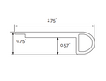 Cyrus Xl Prescott Brianka 2.75x94   Luxury Vinyl Flush Stair Nose