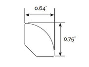 Cyrus Xl Prescott Brookline 0.64x94   Luxury Vinyl Quarter Round