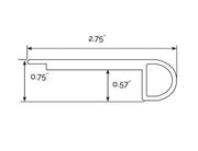 Cyrus Xl Prescott Dunite Oak 2.75x94   Luxury Vinyl Flush Stair Nose