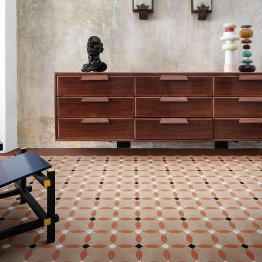 D Segni Colors Monarch Deco Matte 8x8 Porcelain  Tile