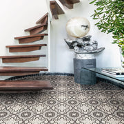 D Segni Parisian Smoke Blend Matte 8x8 Porcelain  Tile