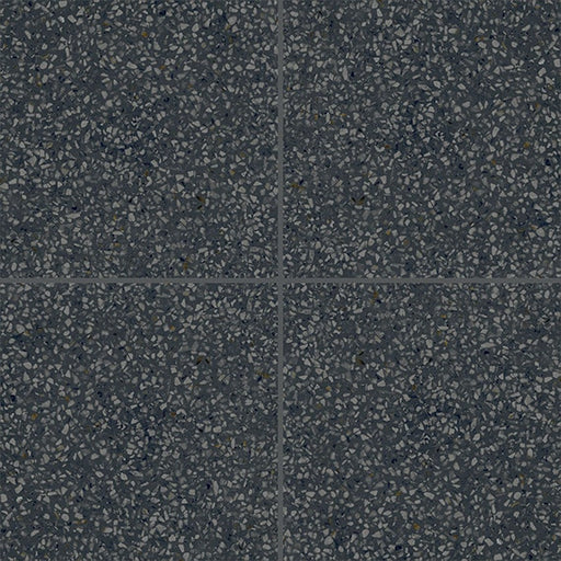 D Segni Terrazzo Black Matte 8x8 Porcelain  Tile