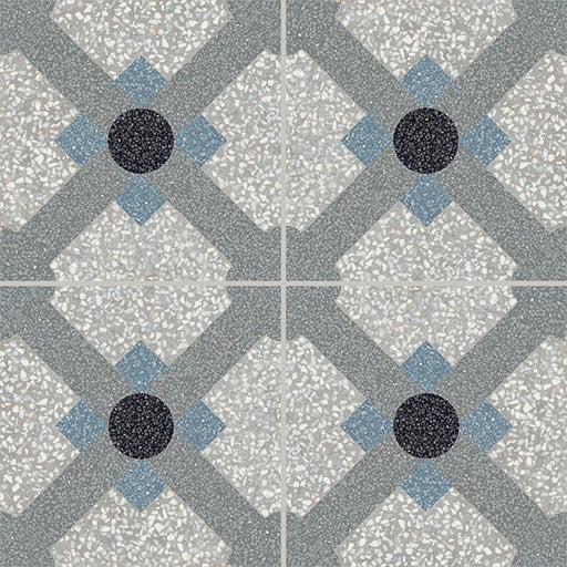 D Segni Terrazzo Chalet Deco Matte 8x8 Porcelain  Tile