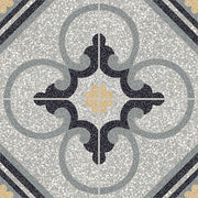 D Segni Terrazzo Fresco Deco Matte 8x8 Porcelain  Tile