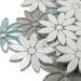 Daisy White Sky Flower  Glass  Mosaic