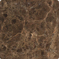 Dark Emprador Marble Tile 6x6 Tumbled