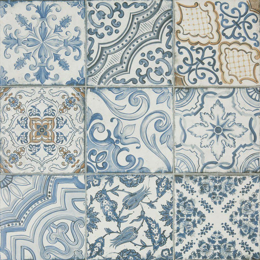 Deco Tiles Blue Memory 24x24 Porcelain  Tile