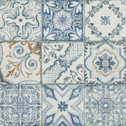 Deco Tiles Blue Memory 24x24 Porcelain  Tile