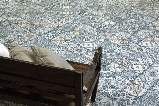 Deco Tiles Blue Memory 24x24 Porcelain  Tile