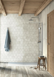 Derby Gris Hexagon Matte Porcelain  Mosaic