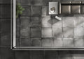 Derby Negro Matte 32x32 Porcelain  Tile