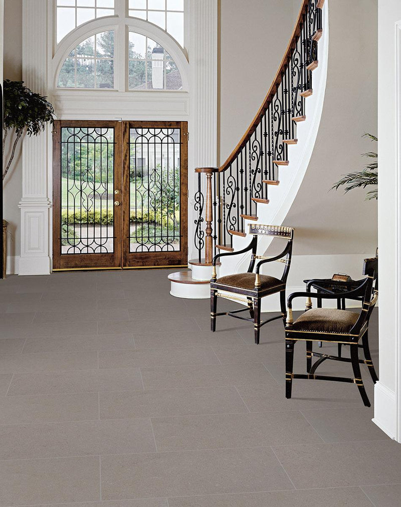 Dimensions Gris Matte 24x48 Porcelain Tile — Solidshape