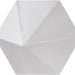 Dimensions White Quasar Glossy 6x7 Ceramic  Tile