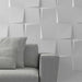 Dimensions White Quasar Matte 6x6 Ceramic  Tile