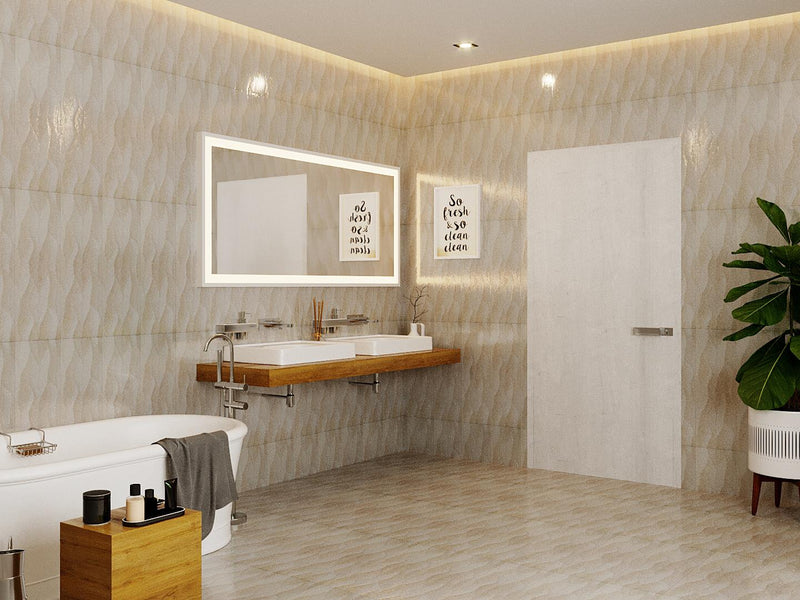 District Moon Calma Matte 9-7/8x29-1/2 Ceramic  Tile