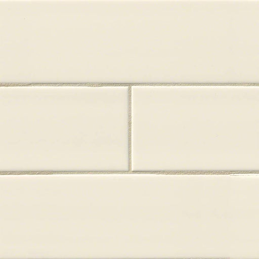 Domino Almond Glossy 4x16 Ceramic  Tile