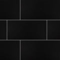 Domino Black Matte 12x24 Porcelain  Tile