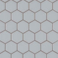 Domino Gray 2x2 Hexagon Matte Porcelain  Mosaic