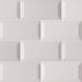 Domino Gray Glossy 3x6 Ceramic  Tile